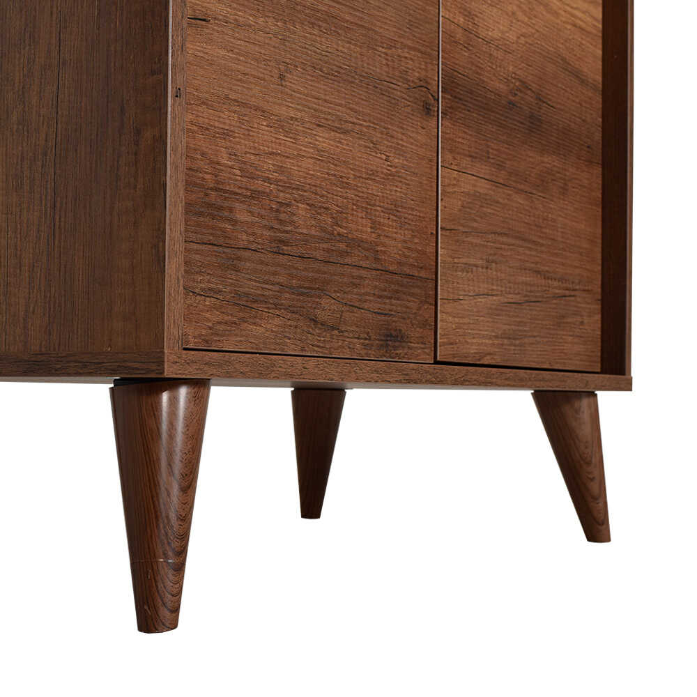 Multipurpose Cabinet W/ Two Doors Oslo Walnut ADR