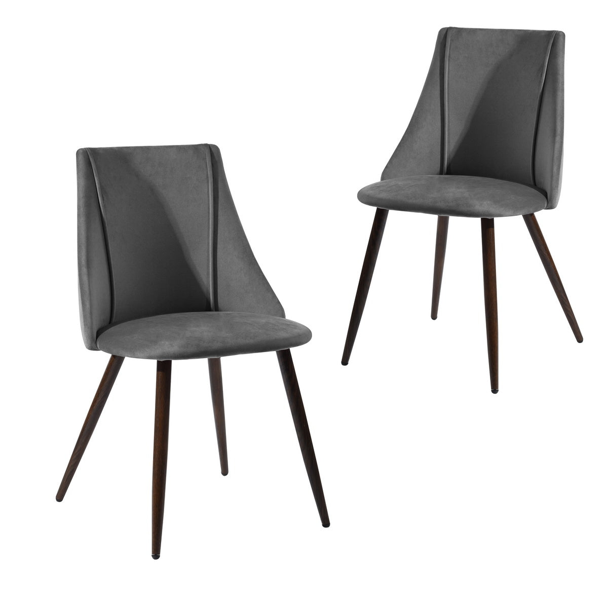 Dining Chairs Velvet Upholstered Metal Legs Smeg