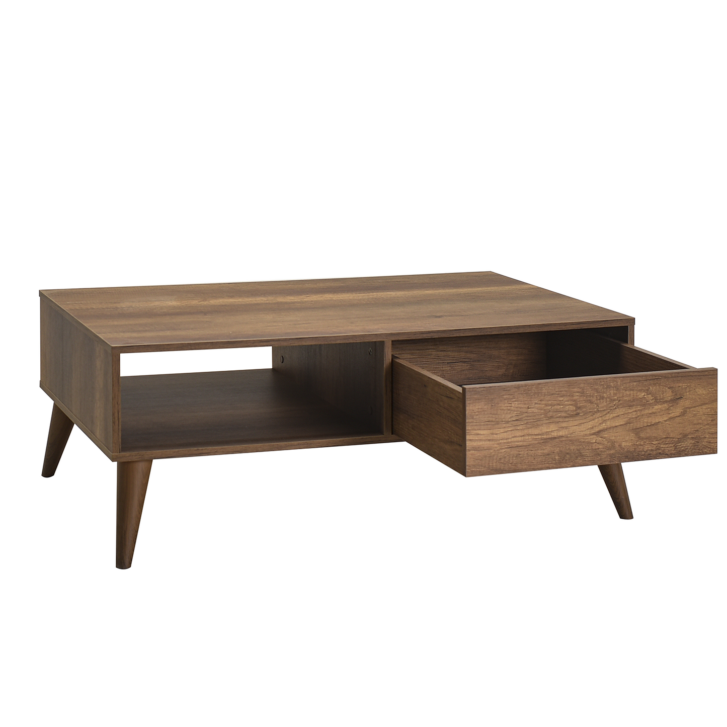 New Line Series Coffee Table W/ One Drawer Oslo Walnut SHP
