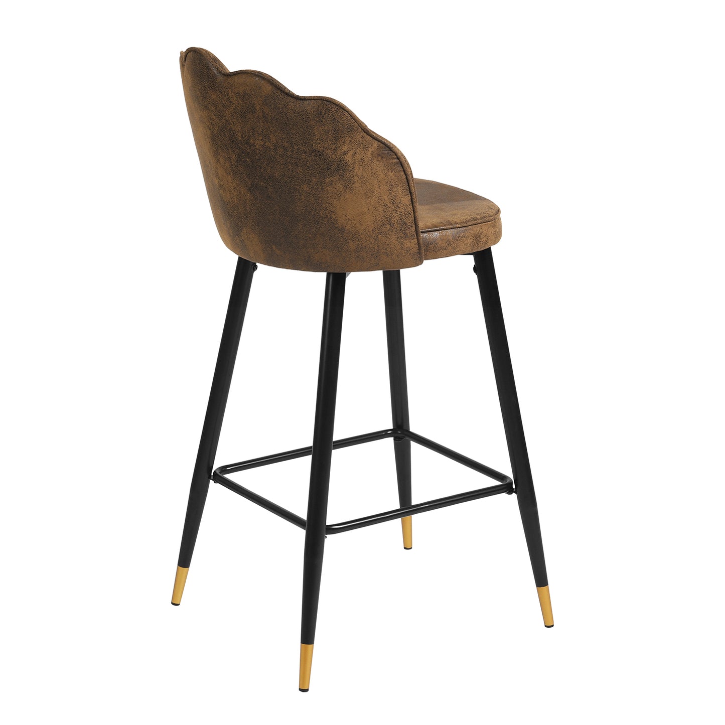 Barstools Suede Upholstered Bar Stools Acuff