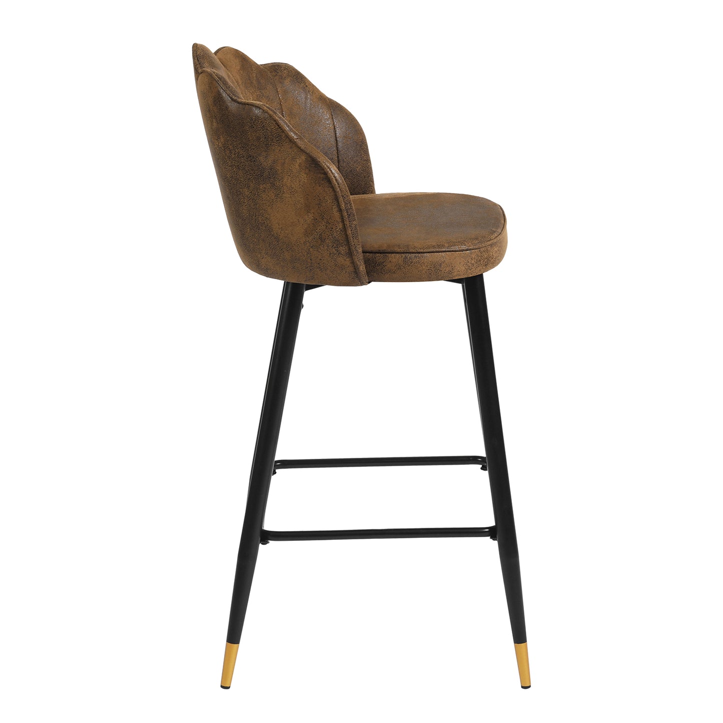 Barstools Suede Upholstered Bar Stools Acuff