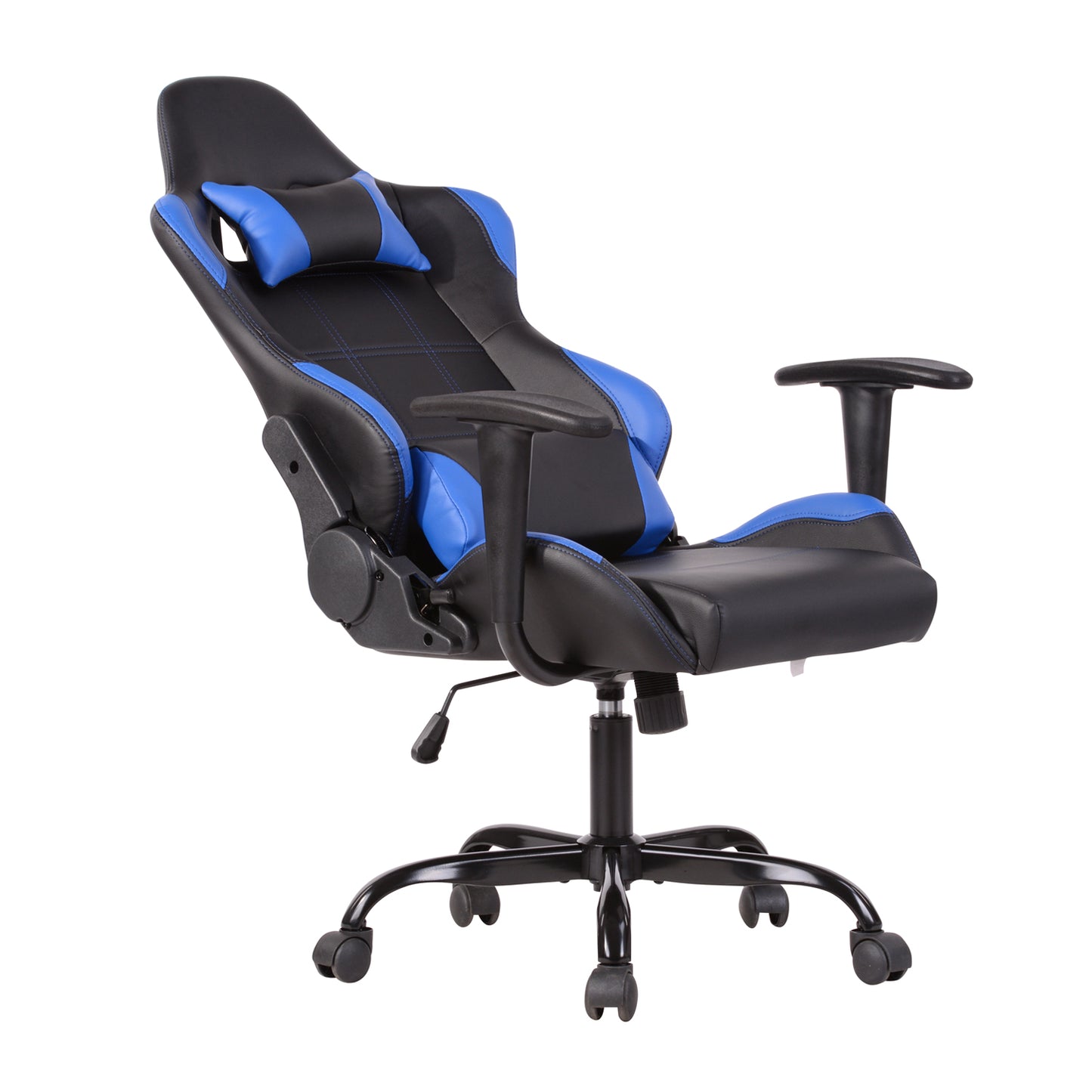 Gaming Chair PU Racing Office Chair Recliner Swivel Rocker with Headrest and Lumbar Pillow Ahien