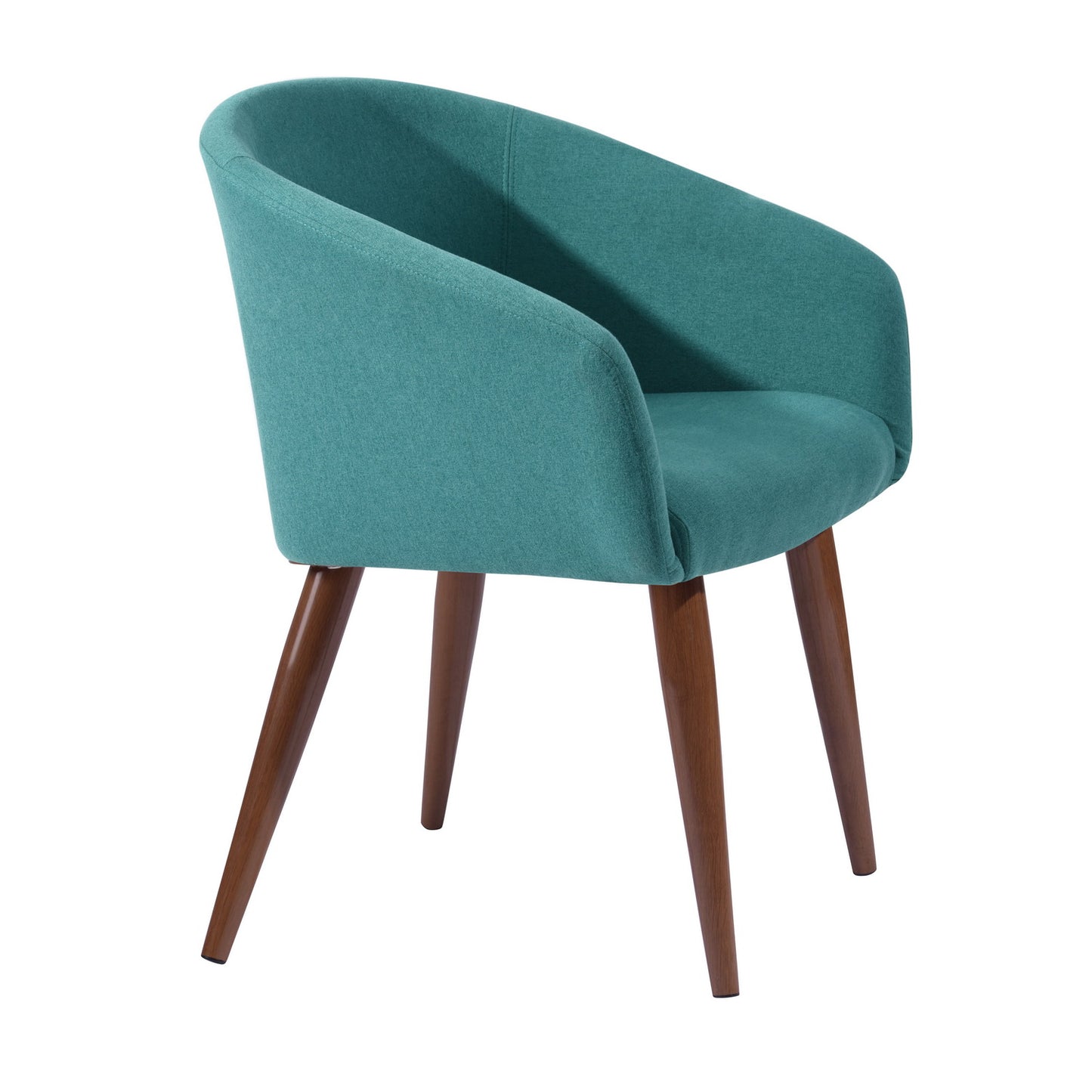 Accent Chair Fabric Upholstered Wooden Legs Side Chair Dining Chair Aokelan