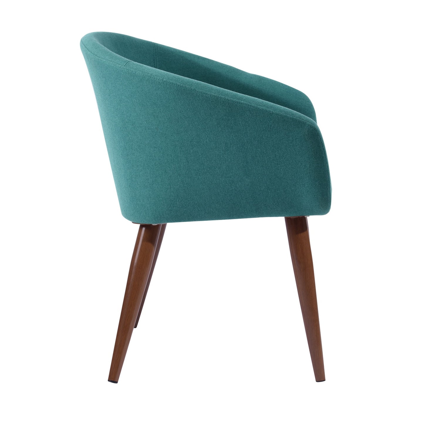 Accent Chair Fabric Upholstered Wooden Legs Side Chair Dining Chair Aokelan