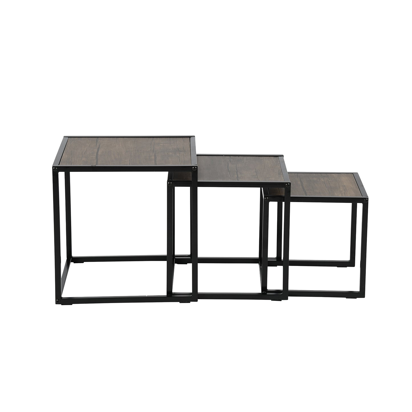 Set of 3 Coffee Table Nesting Side Table Minimalism Avalong