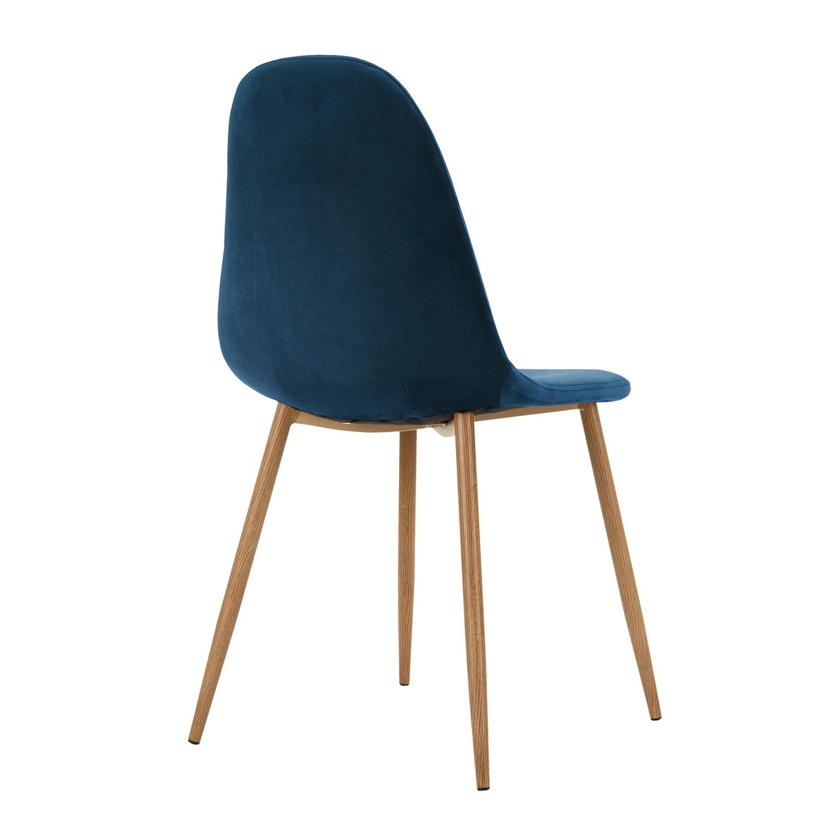 Dining Chairs Velvet Upholstered Metal Legs Charlton