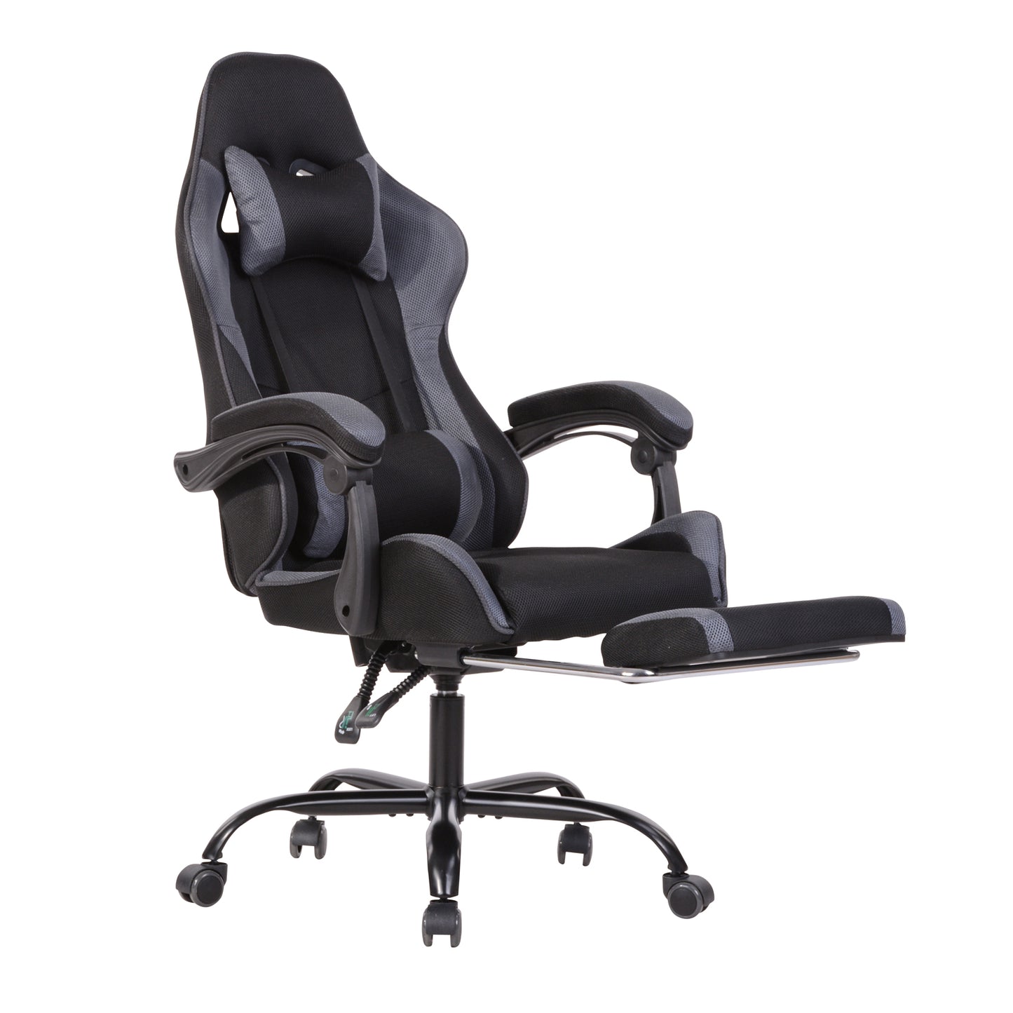 Gaming Chair Mesh Racing Office Chair Recliner Swivel Rocker with Headrest and Lumbar Pillow Chika