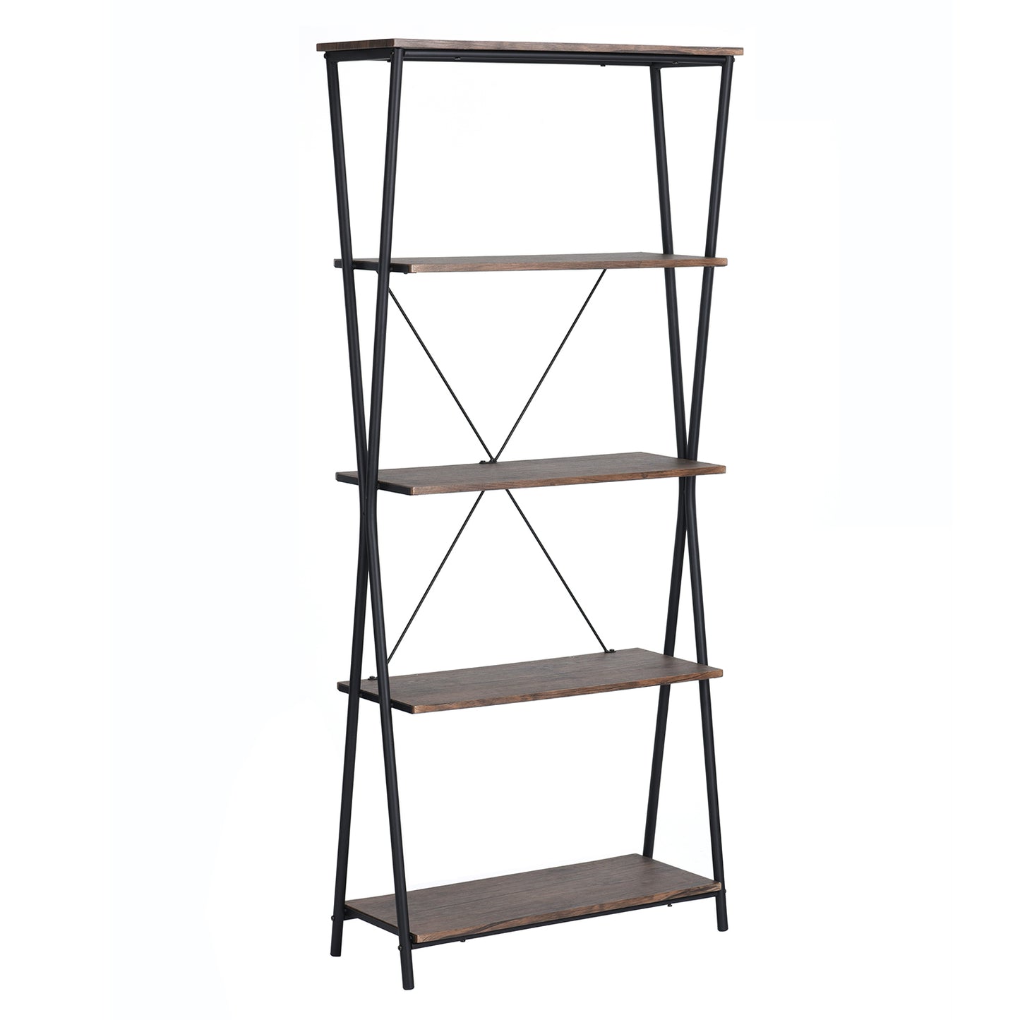 Bookcase 5 Shelves Bookshelf Storage Organizer Chopstix