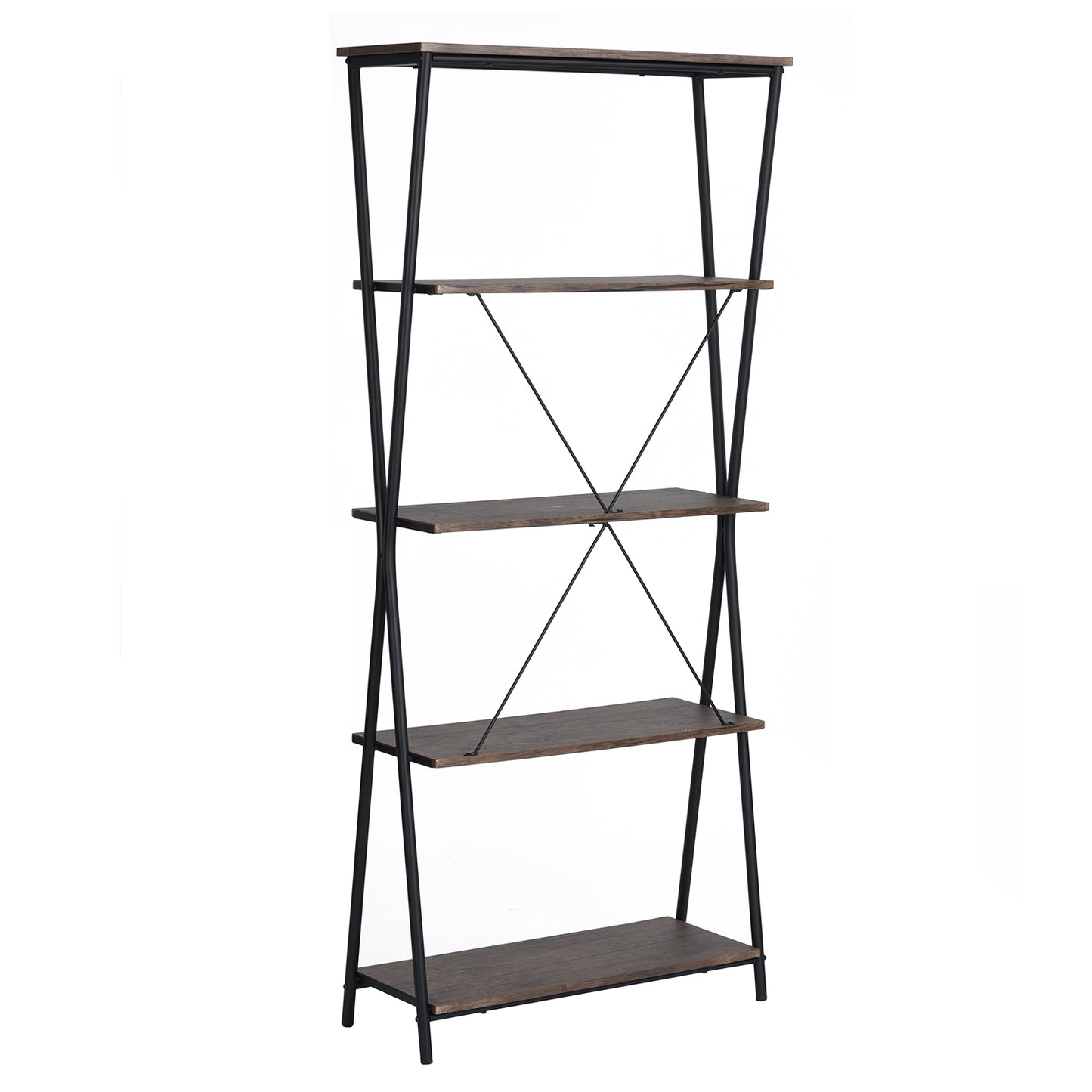 Bookcase 5 Shelves Bookshelf Storage Organizer Chopstix