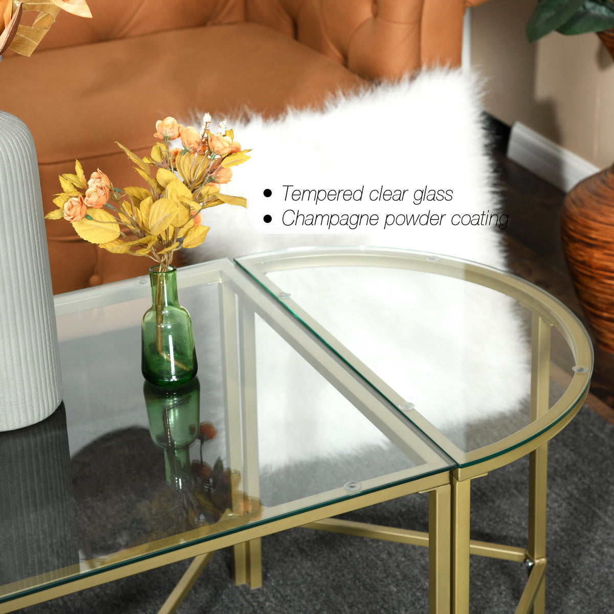 Set of 3 Coffee Tables Design Demaio