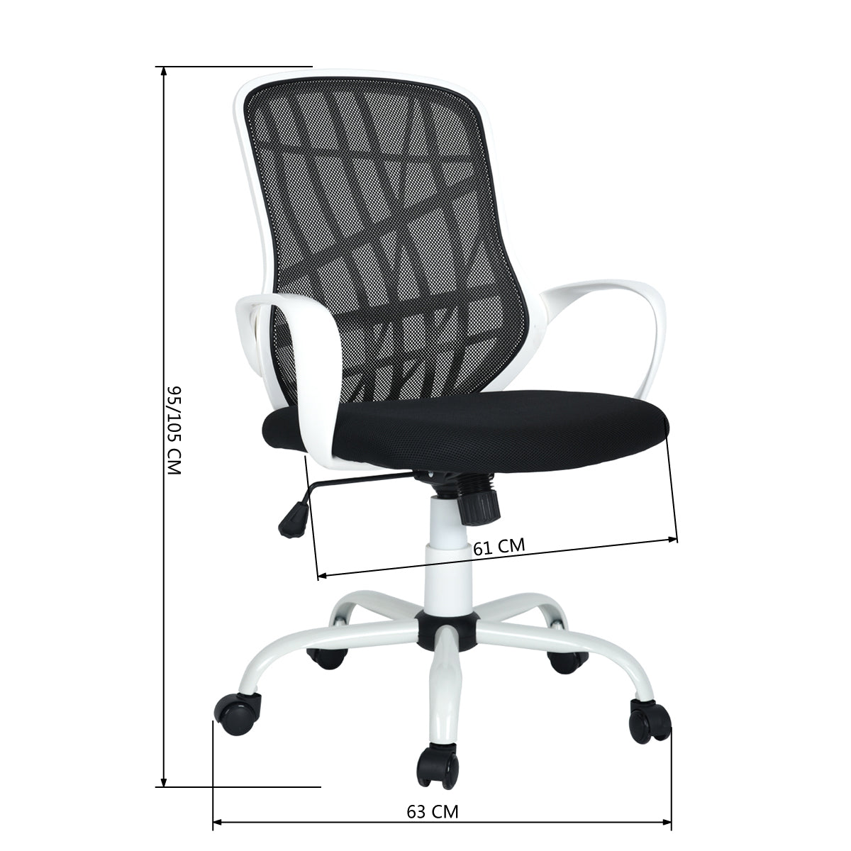 Ergonomic Office Chair Modern Home Office Desk Chair Mesh Upholstery Desert