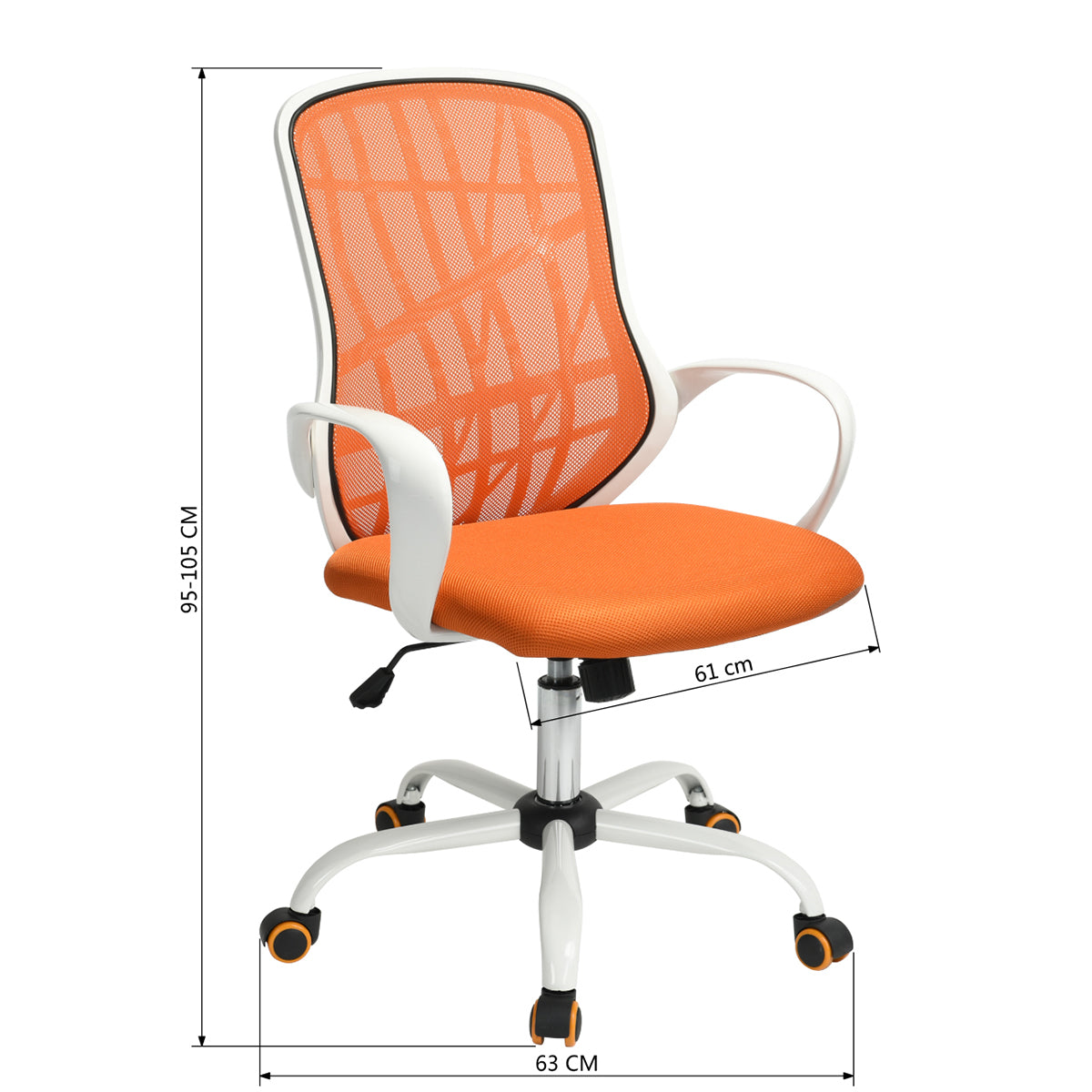 Ergonomic Office Chair Modern Home Office Desk Chair Mesh Upholstery Desert