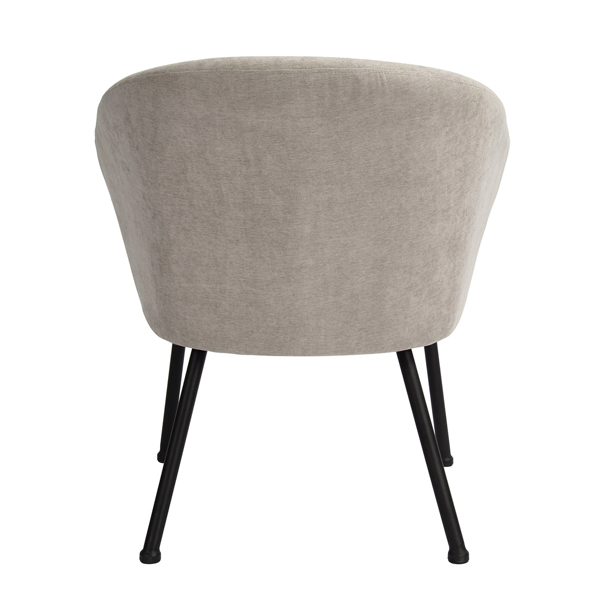 Accent Chair Fabric Upholstered Metal Legs Armrest Dining Chair Dixier