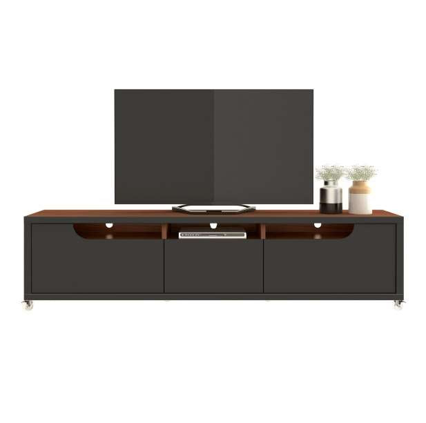 TV Rack Jersey 2,20M Black/Dakota