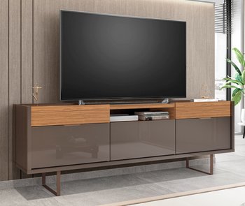 TV Stand Berlim Pearl Grey/Noce
