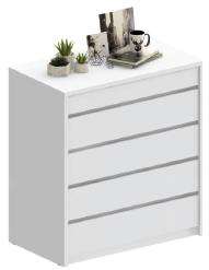 Chest With 5 Drawers Premium White
