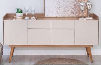 Buffet Veneza Noce/Off White