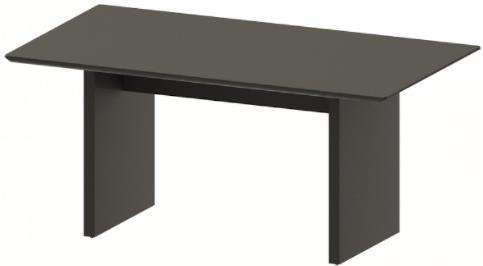 Dining Table Madrid 1,8M With Glass Black