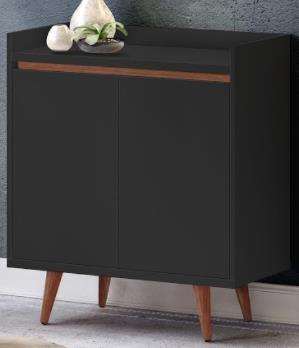 Buffet Nice With 2 Doors 0,81M Black/Dakota