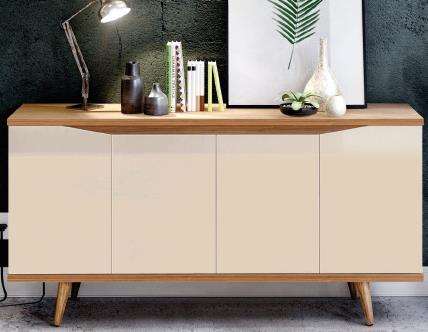 Buffet Grace Off White/Noce