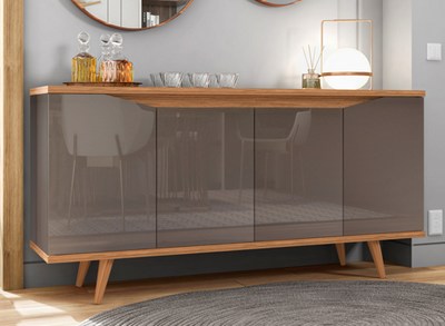 Buffet Grace Pearl Grey/Noce