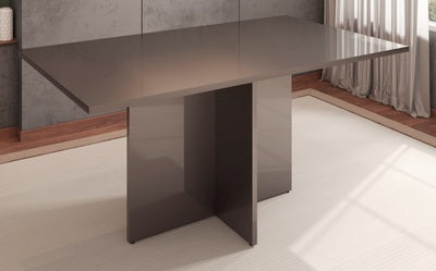 Dining Table Paris 1,6M Without Glass Pearl Grey