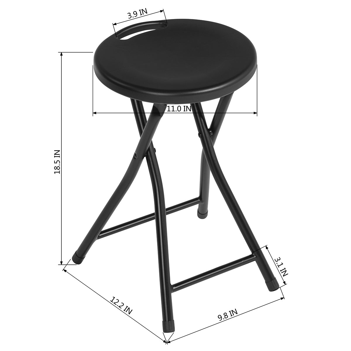 Plastic Round Folding Stools