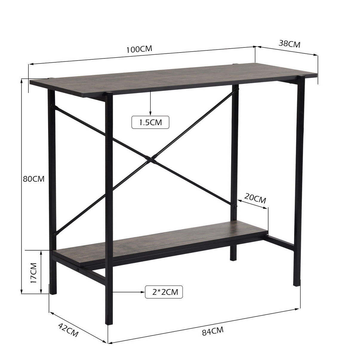 Console Table Hallway Entryway Table Halbert