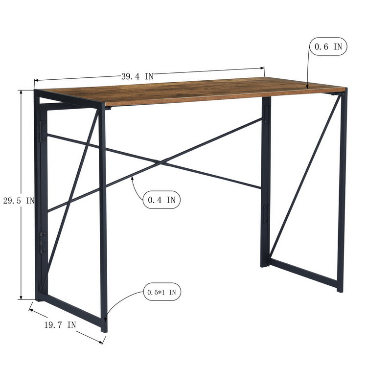 Folding Desk Writing Computer Desk Space Saving Harper