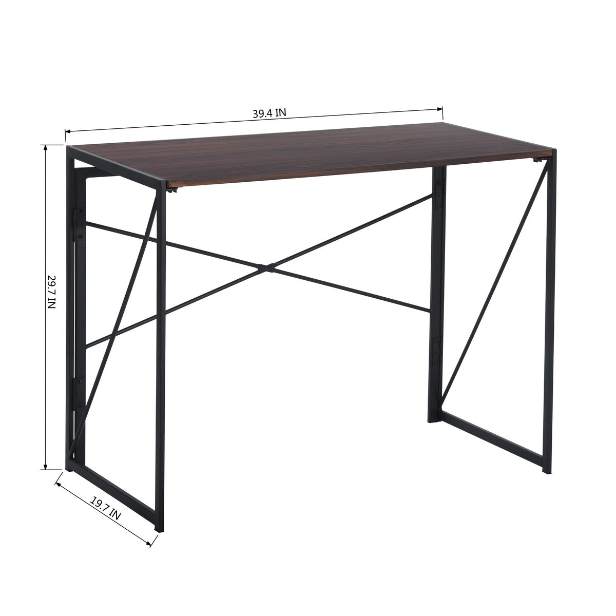 Folding Desk Writing Computer Desk Space Saving Harper