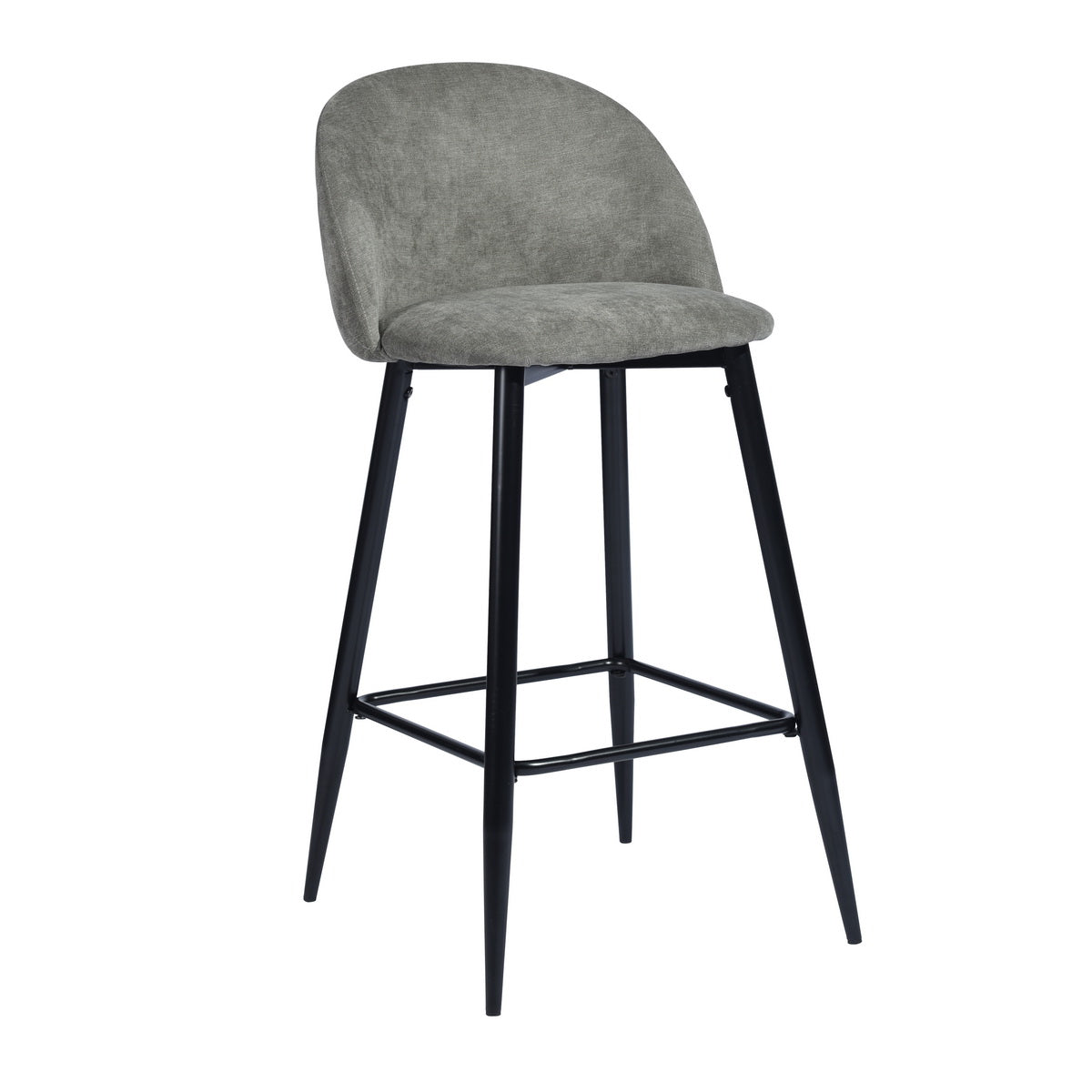 Barstools Fabric Upholstered Bar Stools Haseeb