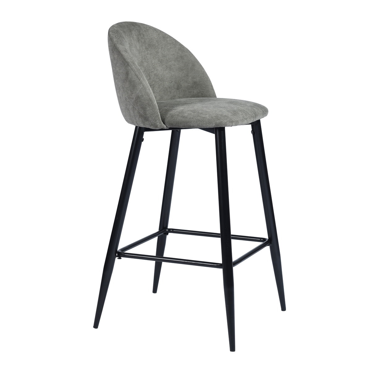 Barstools Fabric Upholstered Bar Stools Haseeb
