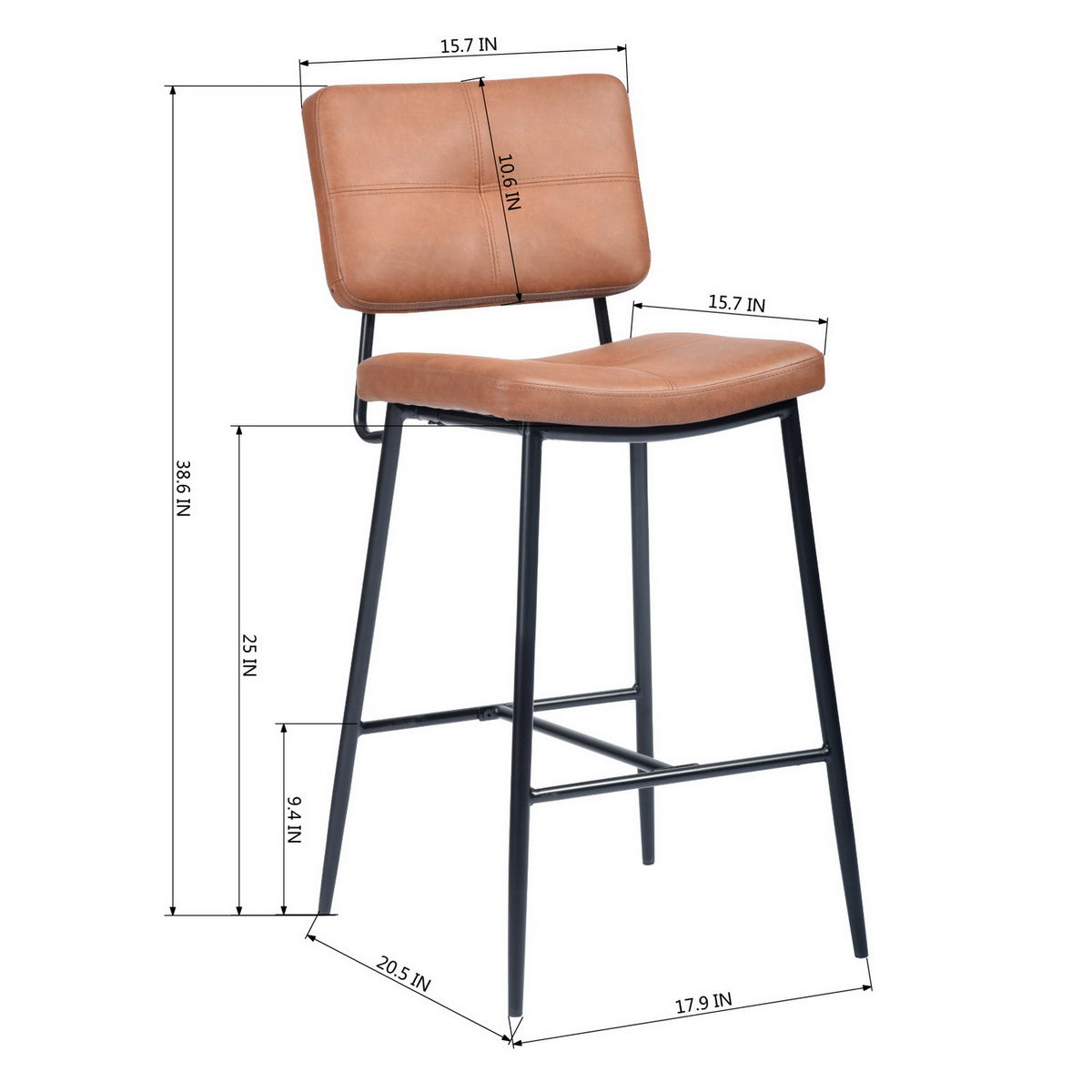 Barstools PU Upholstered Bar Stools Independence