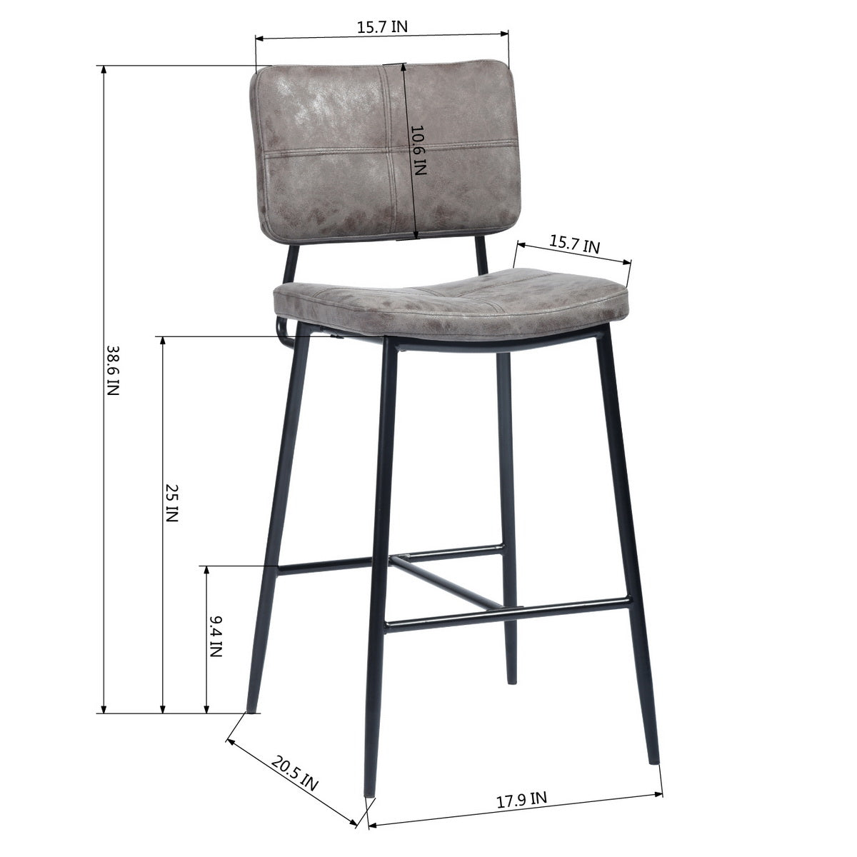 Barstools PU Upholstered Bar Stools Independence