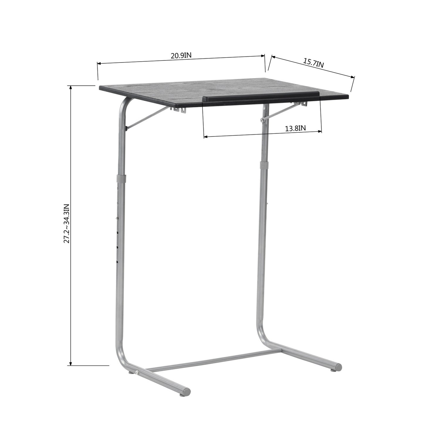 Laptop Table C Side Rolling Table Angle Adjustable Bed Jarred