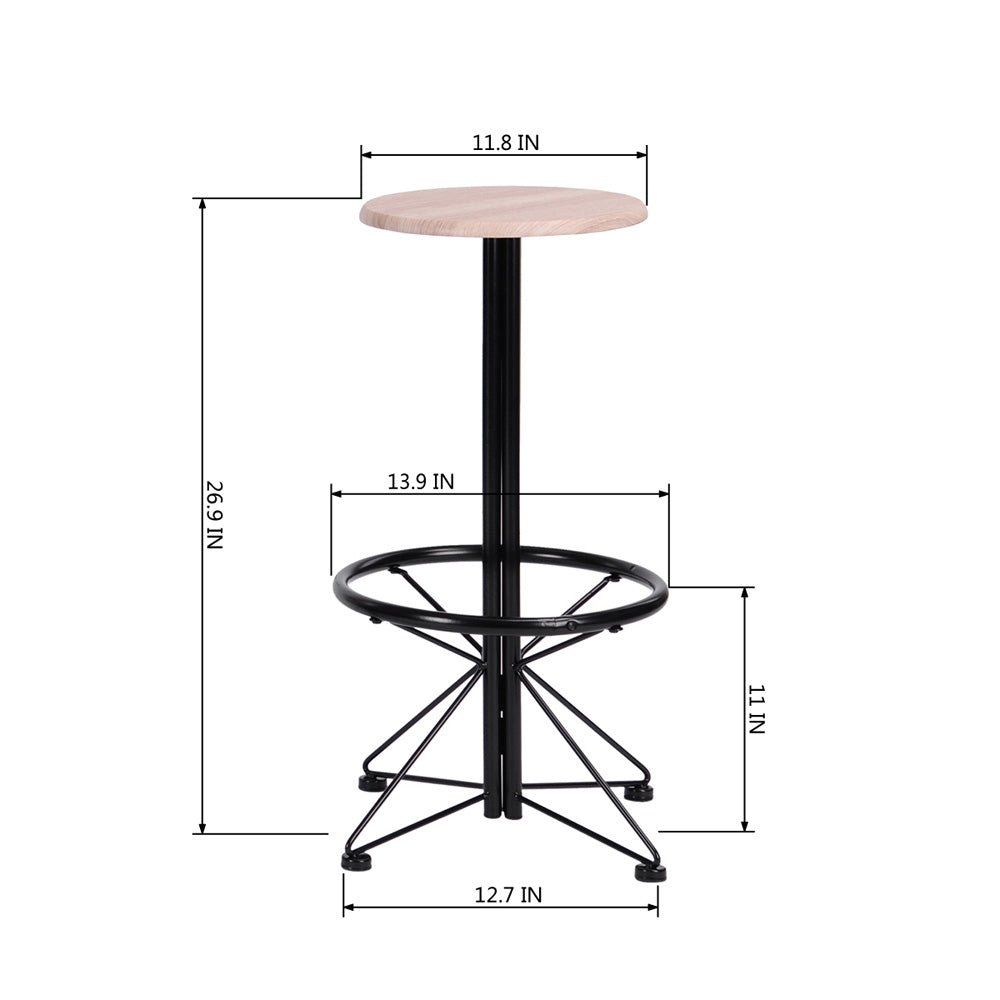 3-Piece Bar Set 1 Table with 2 Bar Stools Life