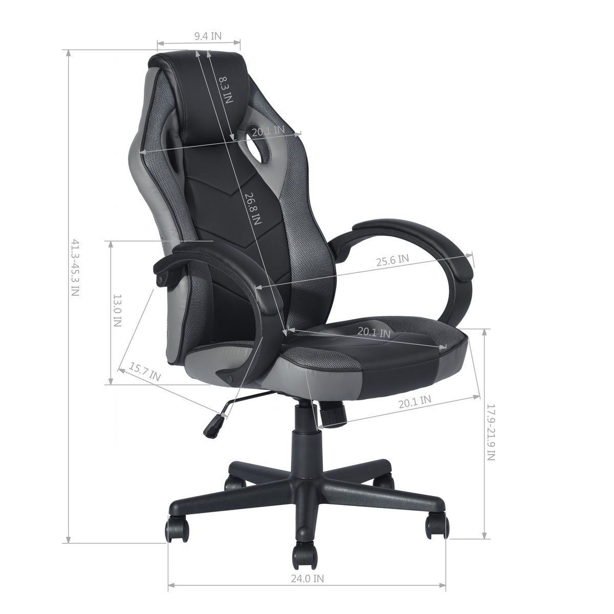 Gaming Chair Racing Office Chair Seat Height Adjustment Linton