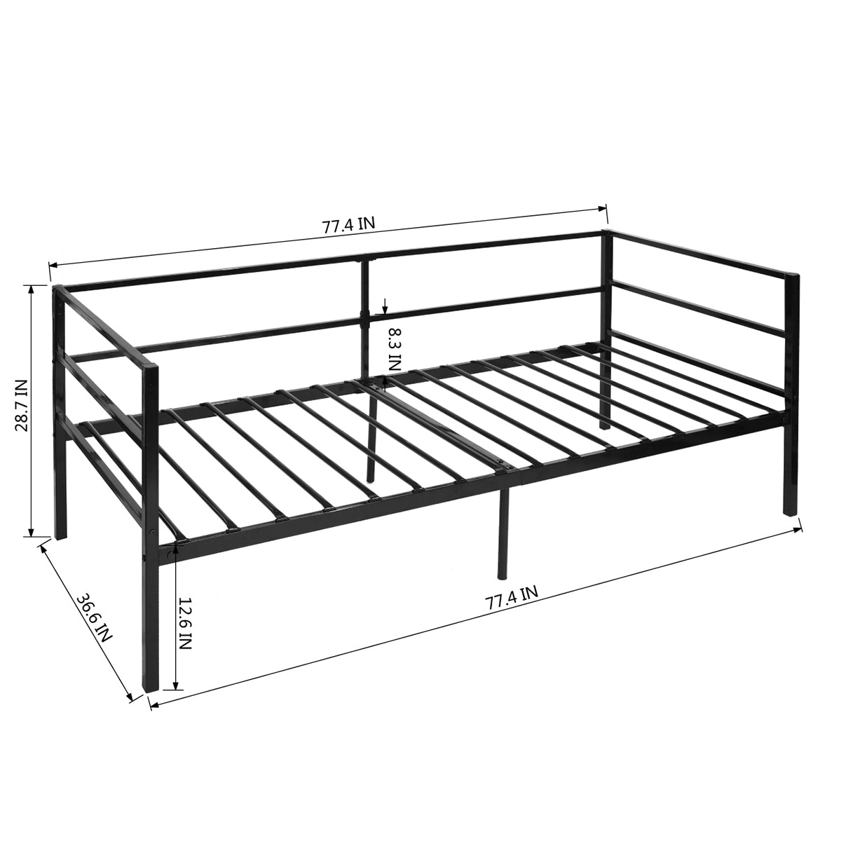 Day Bed Single Bed Metal Bed Frame Paulo