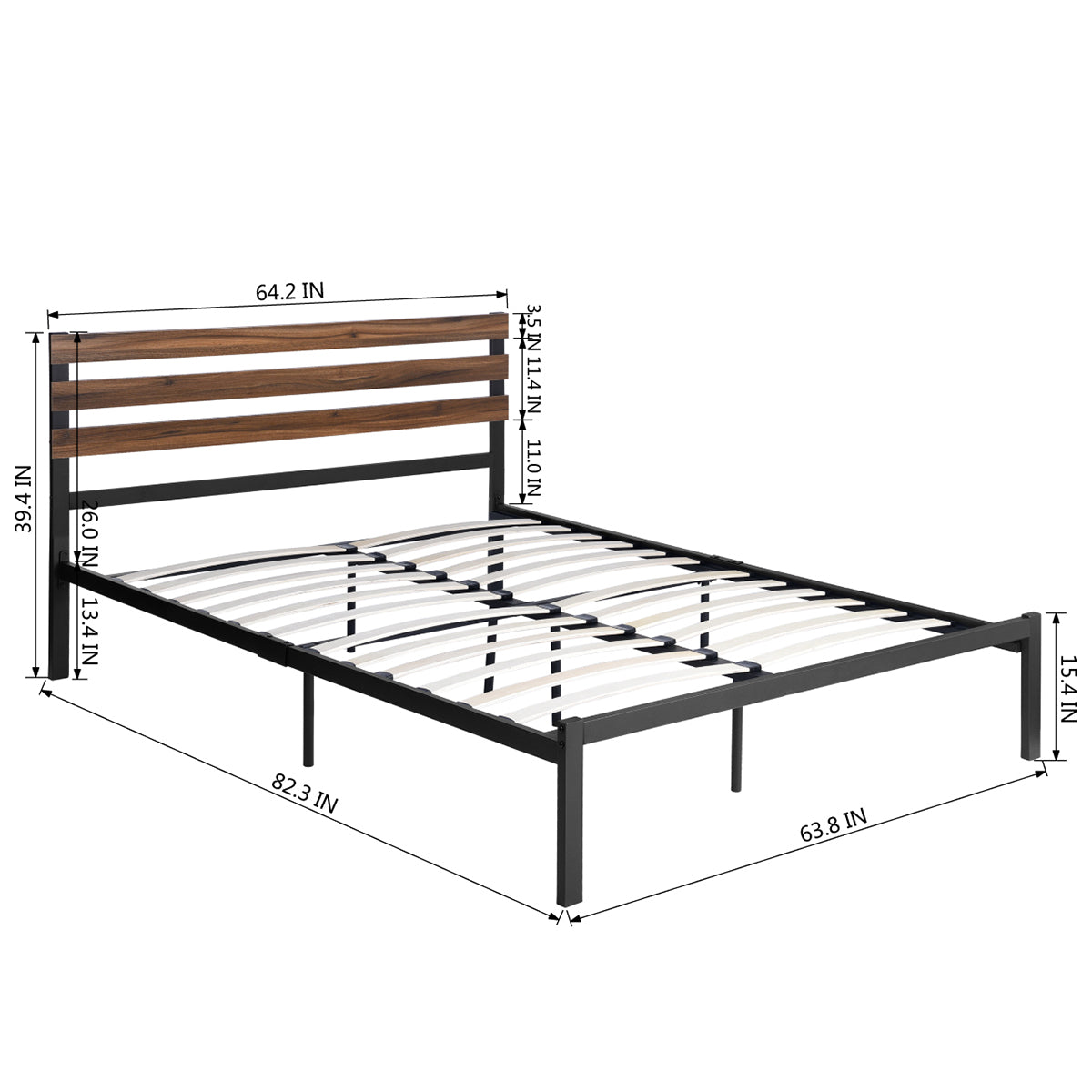 Double Bed Metal Bed Frame Pesin