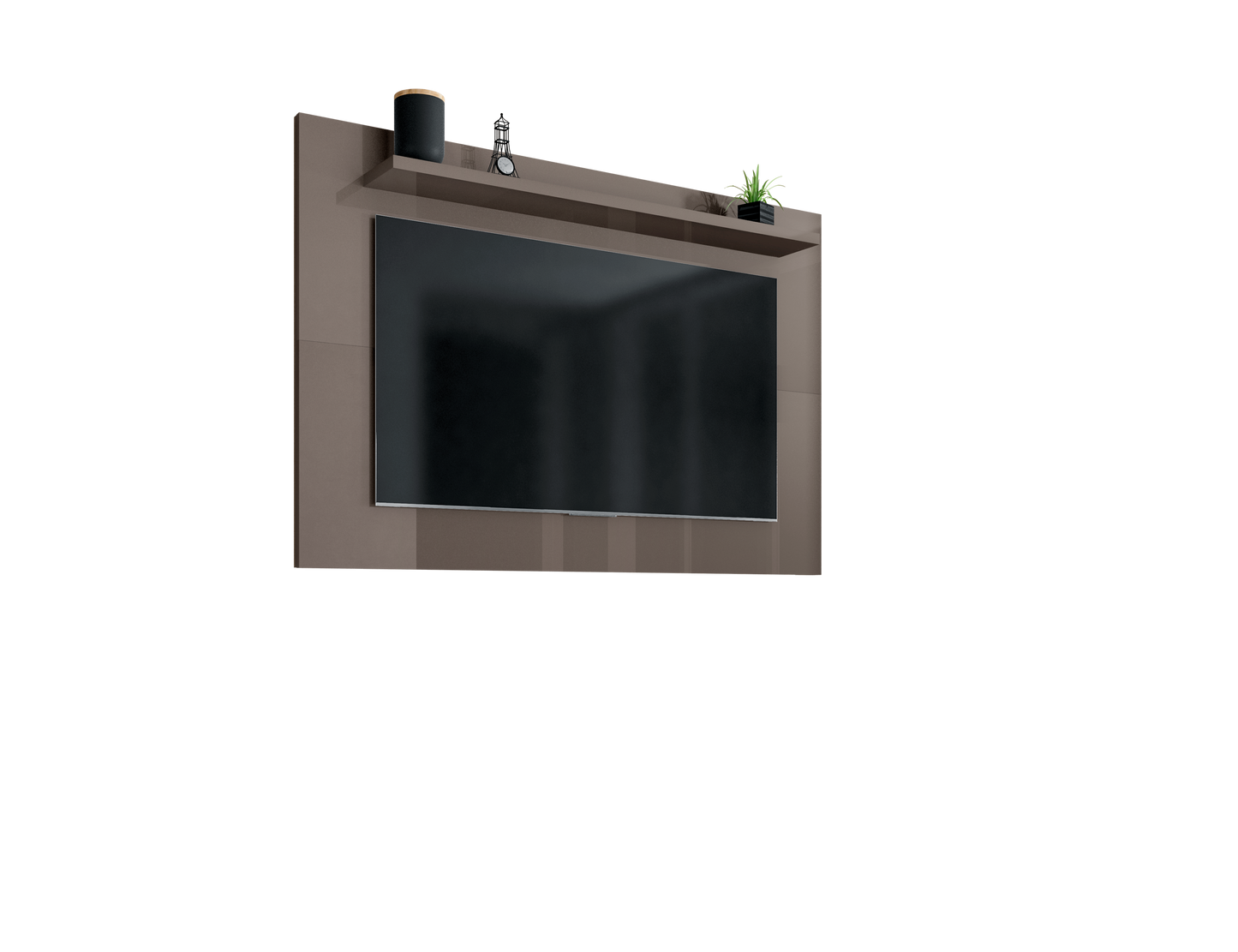 Panel Esmeralda 1,58M (Two Assemble Options) Pearl Grey