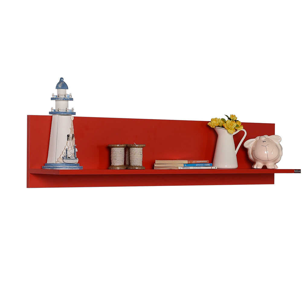 Flat Wall Shelf Red RAF