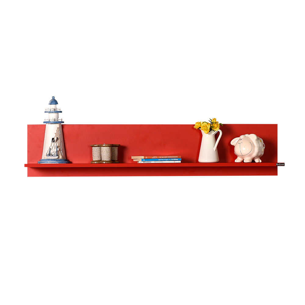 Flat Wall Shelf Red RAF