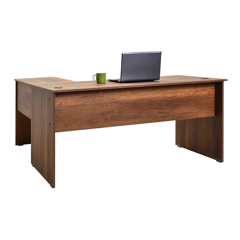 Rio Office Set L Shape Desk Oslo Walnut RMS