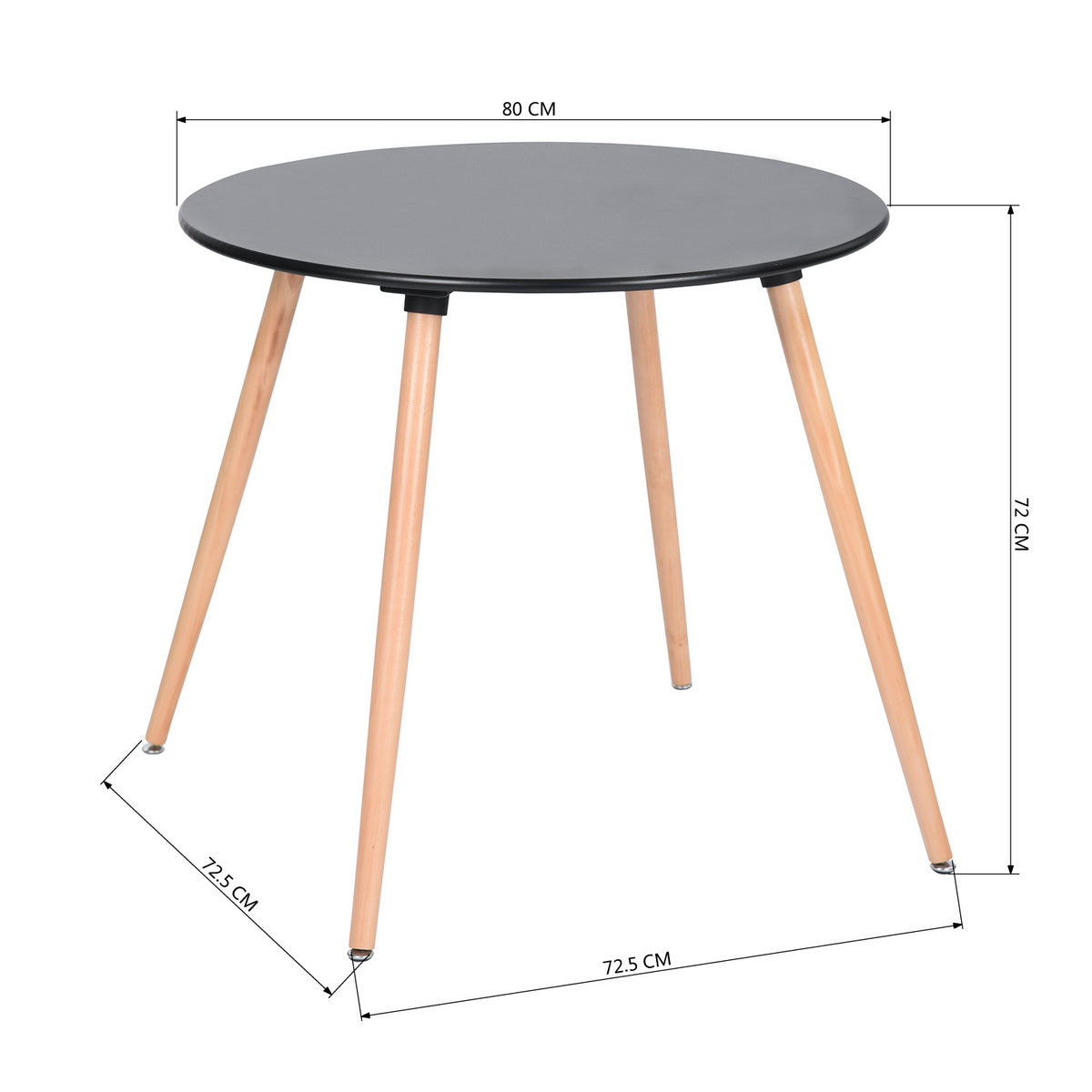 Modern Wooden Dining Table Rectangular Rookie