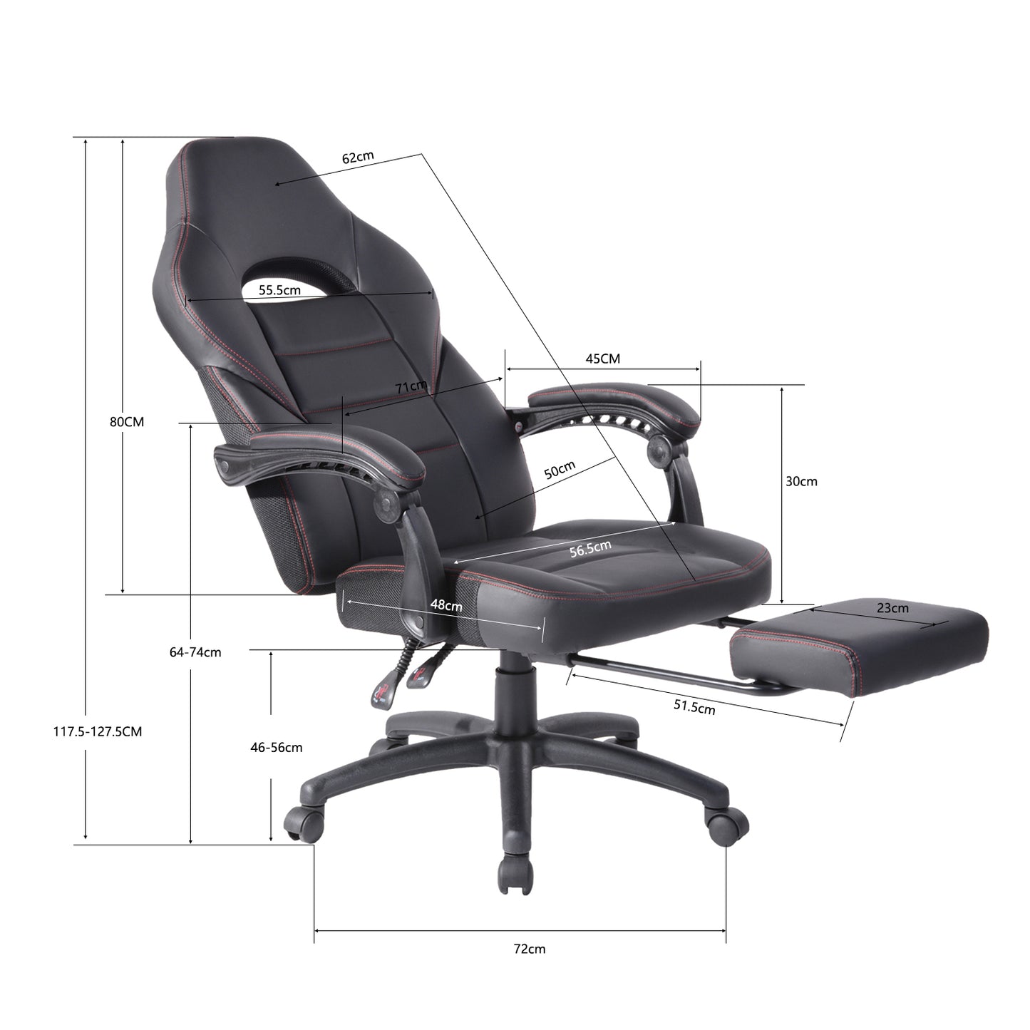 Gaming Chair Racing Office Chair Recliner Swivel Rocker Schlenk