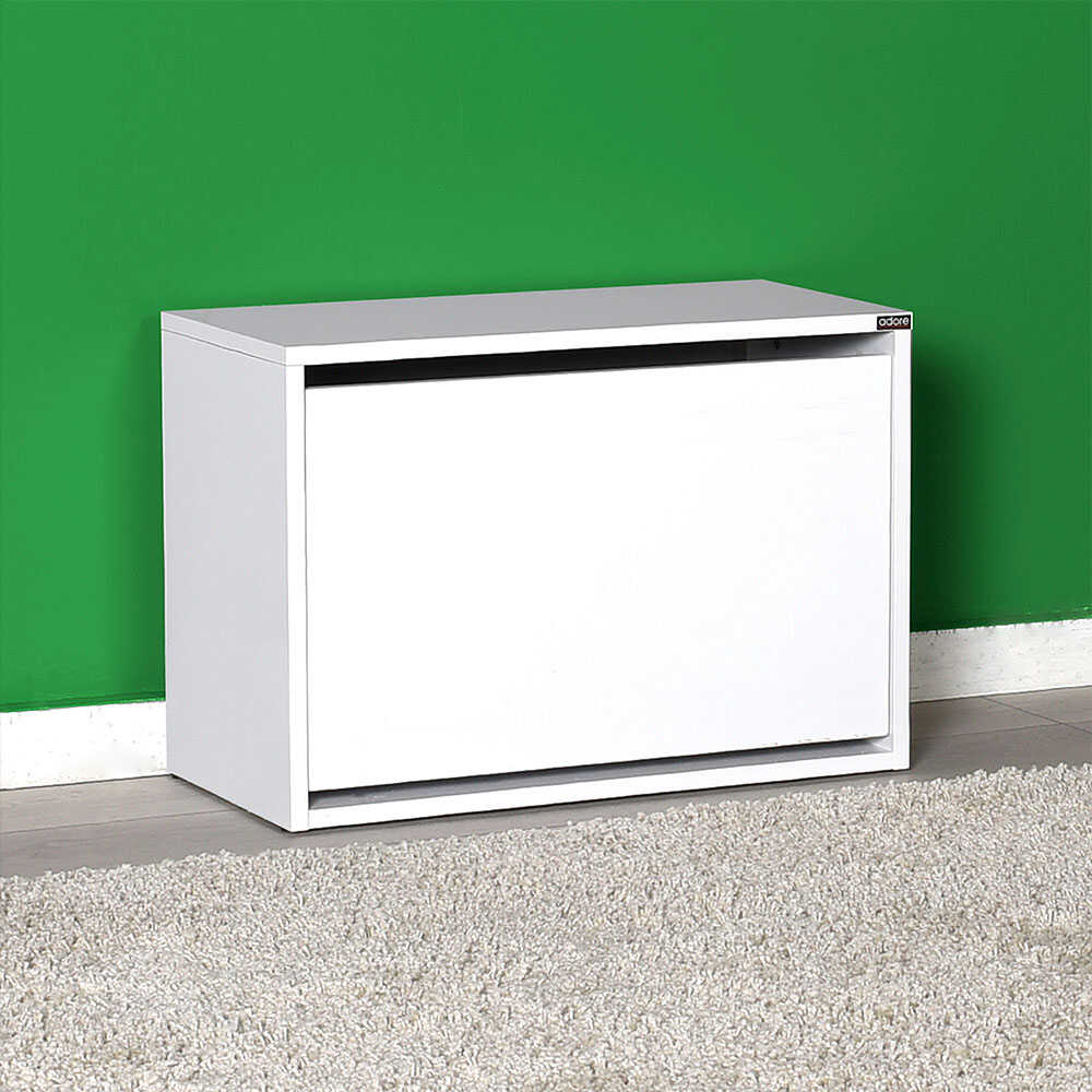 Shoe Cabinet W/ Shoe Storage White SHC
