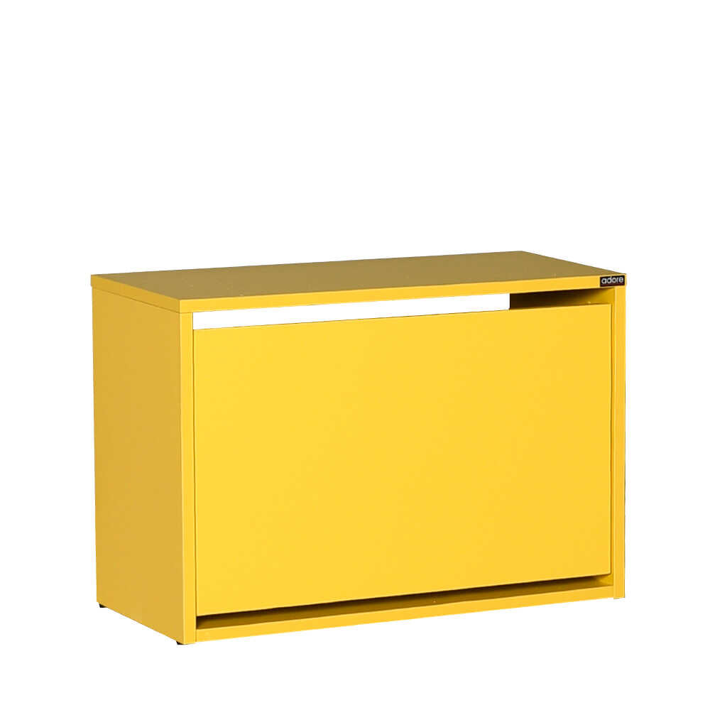 Shoe Cabinet W/ Shoe Storage Yellow SHC