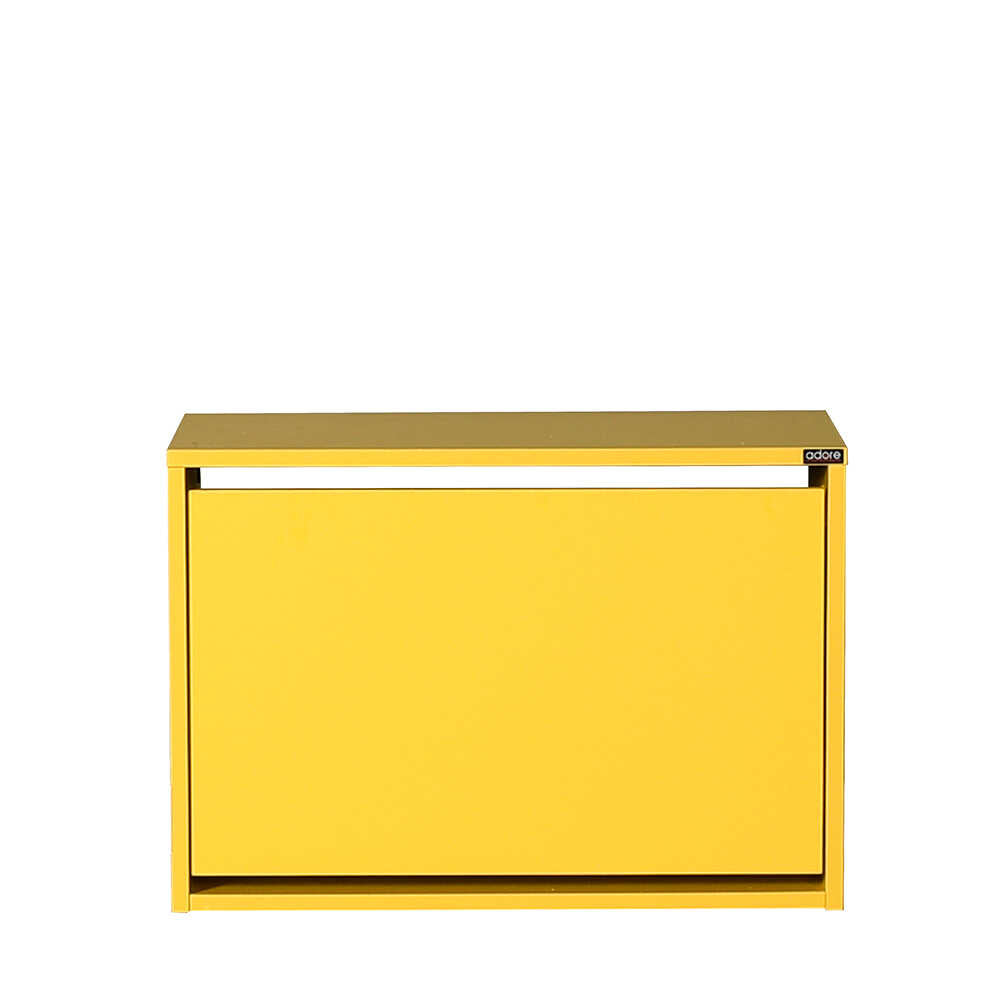 Shoe Cabinet W/ Shoe Storage Yellow SHC