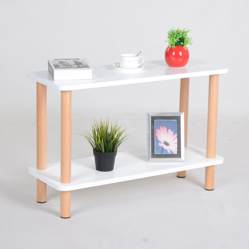 Sofa Side Table Narrow C Shaped for Bed Couch Strato