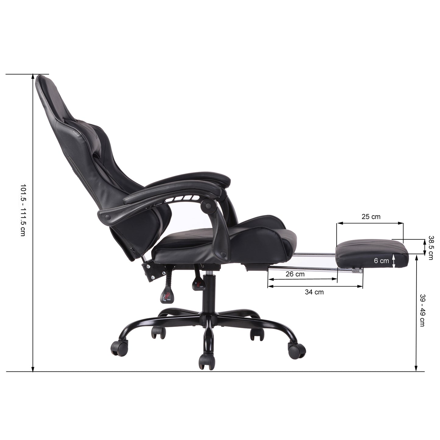 Gaming Chair Racing Office Chair Recliner Swivel Rocker with Headrest and Lumbar Pillow Todd